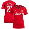 Camiseta de fútbol Manchester United Antony 21 Primera Equipación 23-24 - Mujer